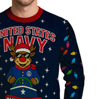 US Navy 1775 - 2025 Christmas Ugly Sweater