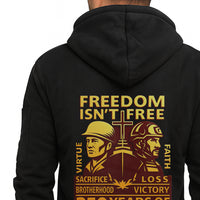Personalized US Navy Quater Zip Hoodie JQZ06