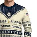 Personalized US Navy Christmas Ugly Sweater UST019