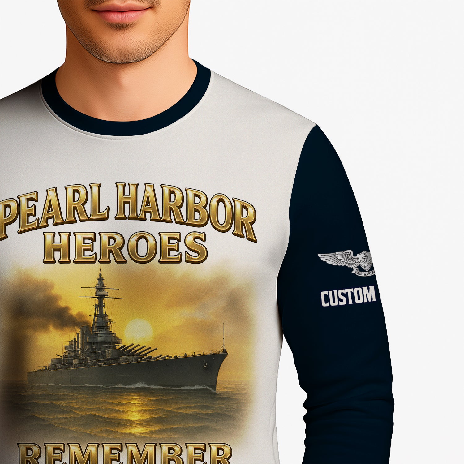 Personalized US Navy Sweatshirt JSTS04