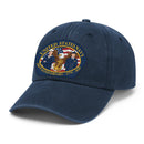United Stetes Navy 250th Anivesary Premium Washed Denim Cap