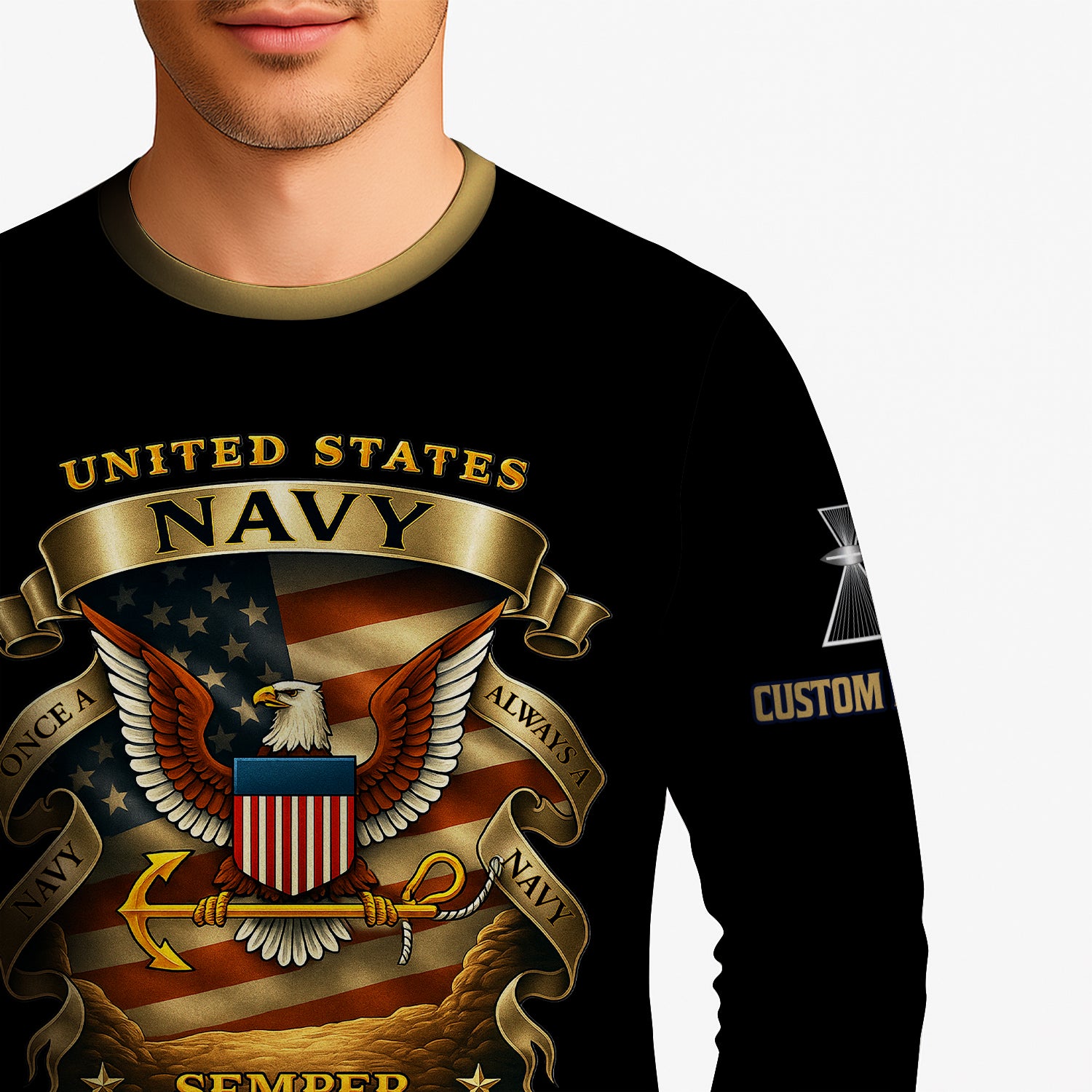 Personalized US Navy Sweatshirt JSTS05