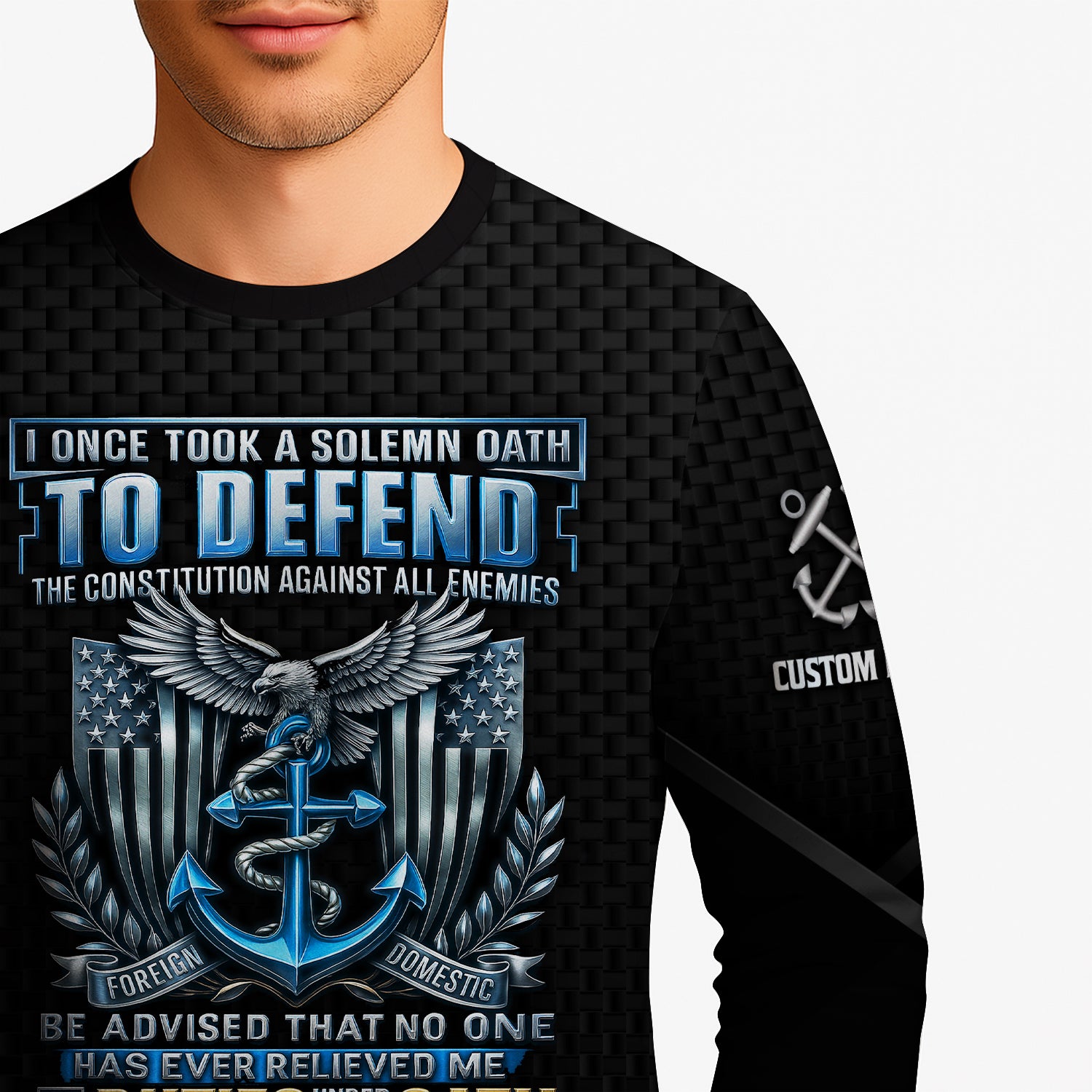 Personalized US Navy Sweatshirt JSTS10