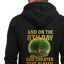 Personalized US Navy Quater Zip Hoodie JQZ08