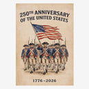 250th Anniversary USA House Flag Patriotic American Revolution 1776-2026 Banner