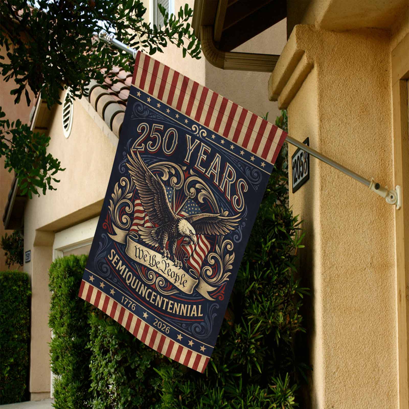 America 250 Garden Flag 1776-2026 We The People Semiquincentennial