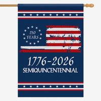 US 250th Anniversary House Flag – 250 Years Semiquincentennial Flag 1776–2026