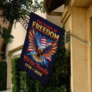 America 250 Patriotic Eagle House Flag 1776-2026 We The People Freedom Flag