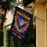 America 250 Patriotic Eagle House Flag 1776-2026 We The People Freedom Flag