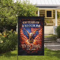 250 Years of Freedom Garden Flag 1776–2026 We The People Patriotic Decor