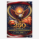 250 Years of American Independence House Flag 1776–2026 Patriotic Eagle USA