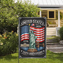 USA 250th Anniversary Garden Flag Patriotic Liberty American Flag Decor
