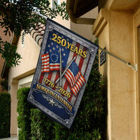 250 Years Semiquincentennial House Flag ΓÇô 1776ΓÇô2026 Anniversary Decor