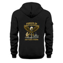 Custom US Navy Ranks Quarter Zip Hoodie TQZ04