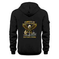 Custom US Navy Ranks Quarter Zip Hoodie TQZ04