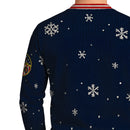 US Navy 250 Anchored In Christmas Spirit Christmas Ugly Sweater