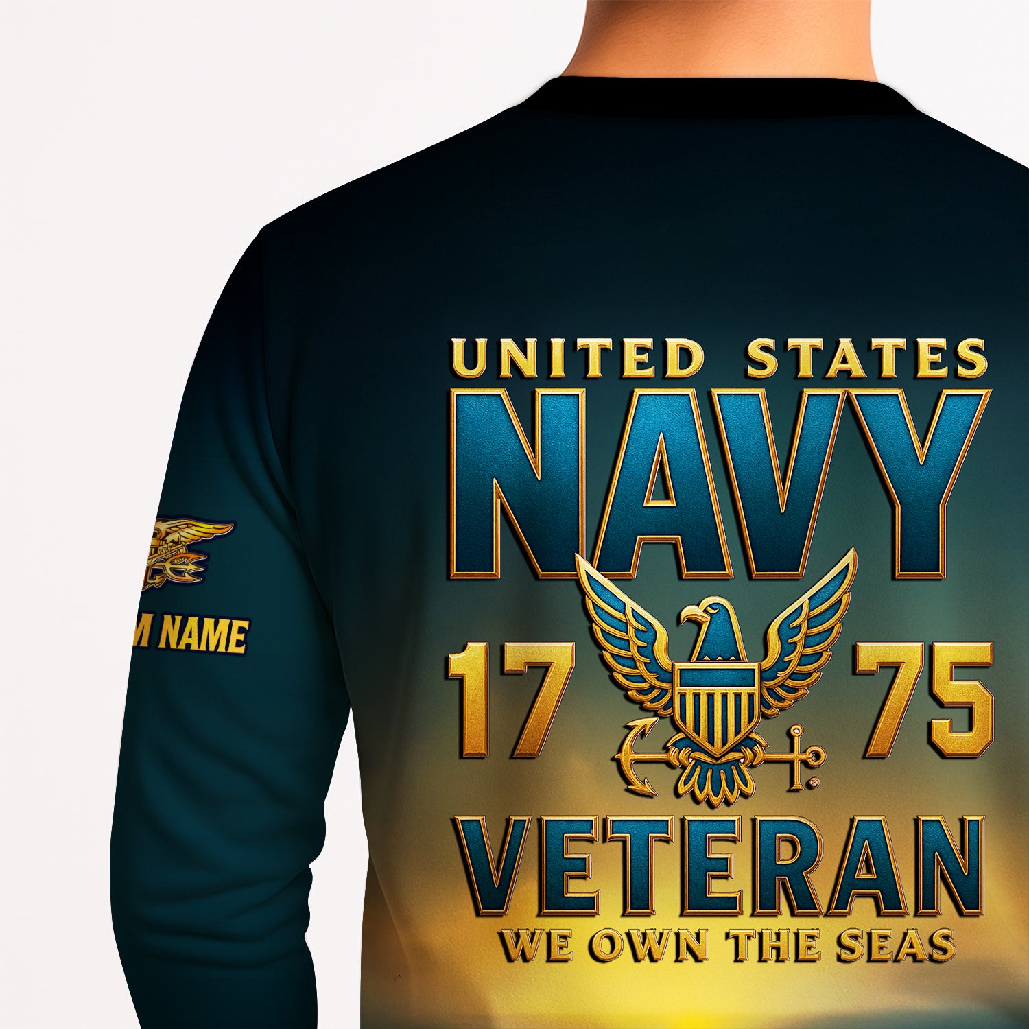Personalized US Navy Sweatshirt JSTS03