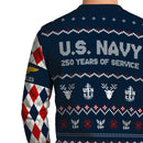Personalized US Navy Christmas Ugly Sweater UST005