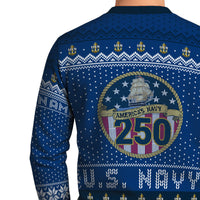 Personalized US Navy Christmas Ugly Sweater UST018