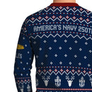 Personalized US Navy Christmas Ugly Sweater UST001