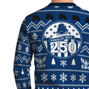 Personalized 250th US Navy Christmas Ugly Sweater UST016