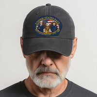 United Stetes Navy 250th Anivesary Premium Washed Denim Cap