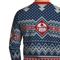 Personalized US Navy Christmas Ugly Sweater TUST09