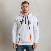 Personalized US Navy Quater Zip Hoodie JQZ05