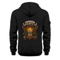Personalized US Navy Quarter Zip Hoodie TQZ08