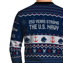 Personalized US Navy Christmas Ugly Sweater UST003