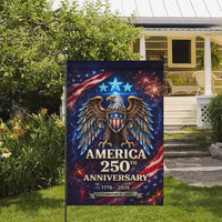 Patriotic Eagle Fireworks USA Independence Garden Flag Decor