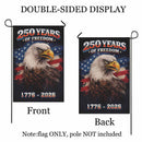 250 Years of Freedom Eagle Garden Flag – 1776–2026 Patriotic Decor