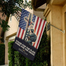 Stand for the Flag Kneel for the Cross House Flag Patriotic USA Banner