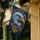 Memorial Day Patriotic House Flag Eagle Americana Decor