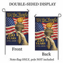 America 250 We The People Garden Flag Patriotic Independence Decor