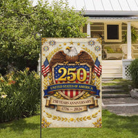 America 250 Garden Flag United States of America Patriotic Eagle 1776-2026 USA Flag