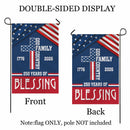God Family Country Garden Flag – America 250 Patriotic Christian Decor 1776–2026