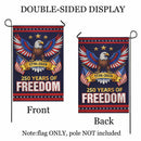 1776-2026 America 250 Garden Flag Patriotic Eagle USA Flag 250 Years Freedom
