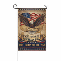 America 250 Garden Flag – We The People 250 Years of American Pride 1776–2026