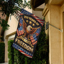 250 Years of Freedom Garden Flag America 250 Patriotic Eagle USA Flag Decor