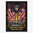 America’s Semiquincentennial House Flag – 1776–2026 250 Years Celebration