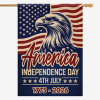 Independence Day 250th Anniversary House Flag – July 4 1776–2026
