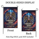 Patriotic Eagle Fireworks USA Independence Garden Flag Decor