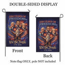 Patriotic Eagle Founding Fathers Garden Flag USA Independence Decor