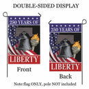 250 Years of Liberty Garden Flag – America 250 Liberty Bell Flag 1776–2026