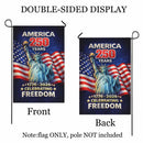 America 250 Garden Flag – 1776–2026 Patriotic Freedom Decor