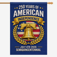 July 4th 2026 House Flag ΓÇô 250 Years American Independence Decor