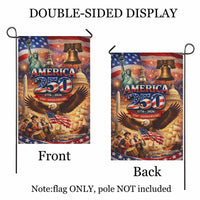 America 250 Garden Flag – 250th Anniversary Independence Celebration 1776–2026