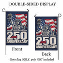 United States 250th Anniversary Garden Flag Patriotic USA Decor