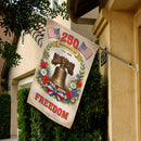 America 250 Garden Flag – Independence Day 1776–2026 Liberty Bell Freedom